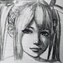 Marie rose pencil drawing