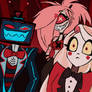 Hazbin Hotel Fanart (Voc, Cherri Bomb, Charlie Morningstar, Angel Dust)
