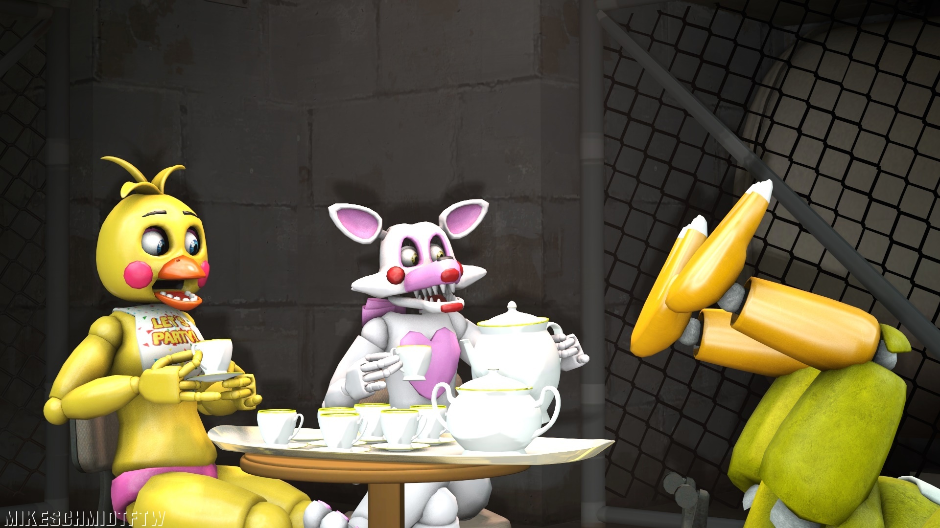 Fnaf, But anime! - Helpy's wholesome tea party : r/fivenightsatfreddys