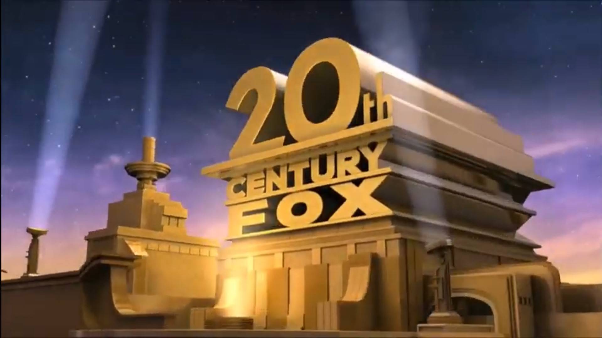 20th Century Fox logo - front orthographic scale by DecaTilde on