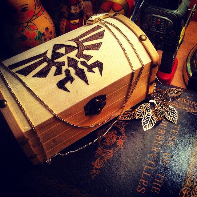 Pyrographic Hylian Chest