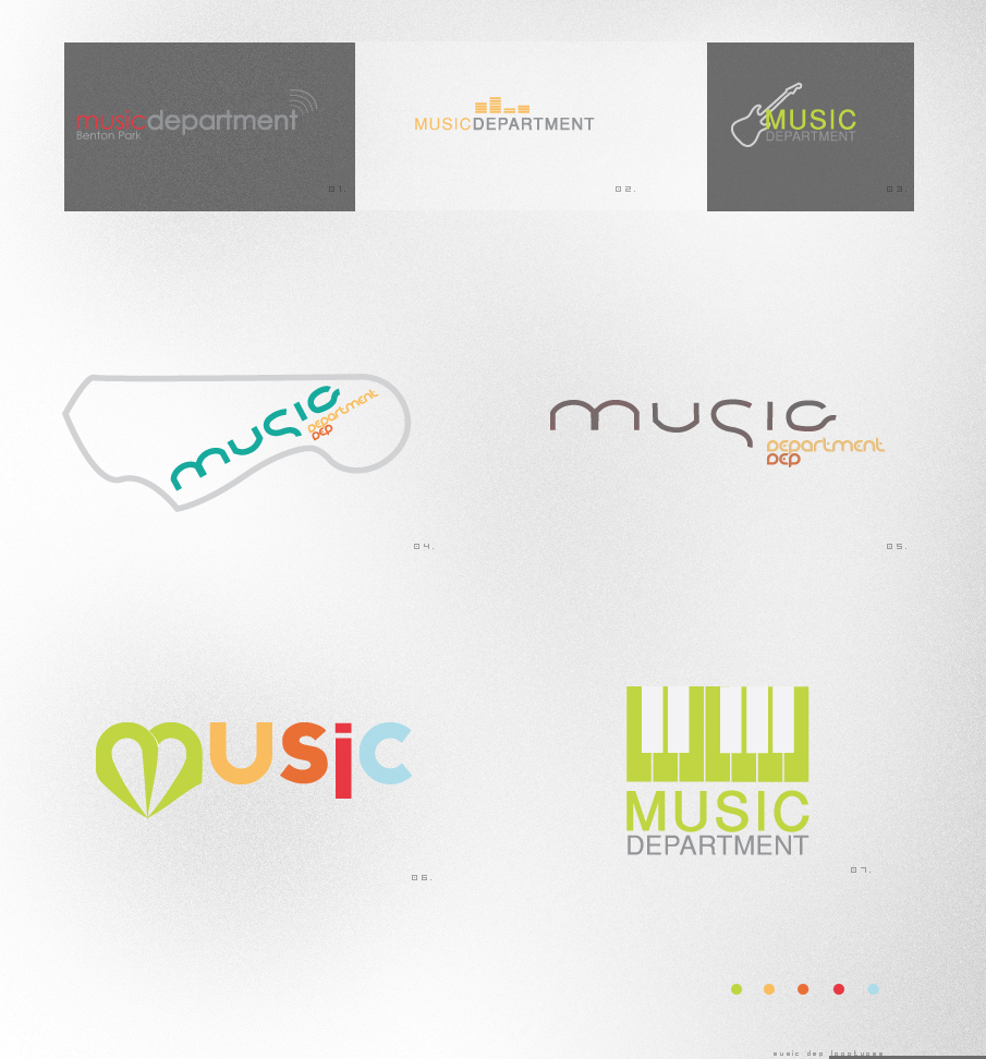 Music dep Logotypes