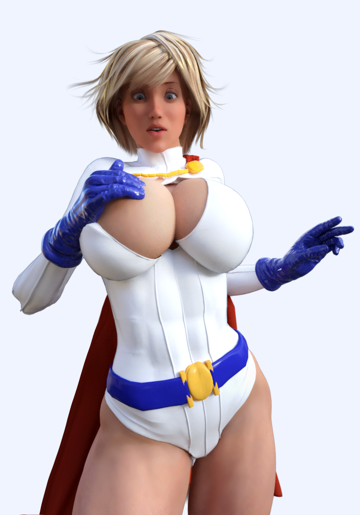 Power Girl Costume Malfunction