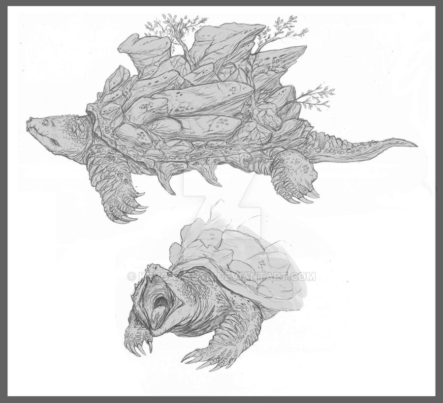 Rock Turtle by Kevcatalan on DeviantArt