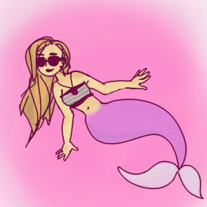 willow is the raddest mermaid