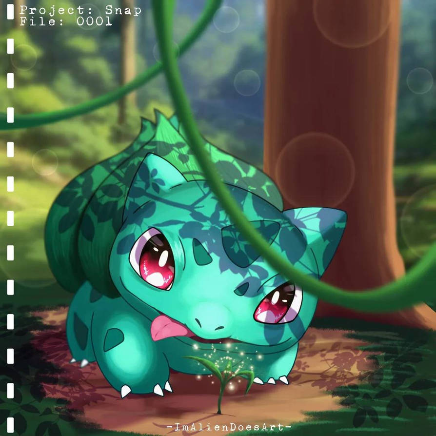 Little Bulbasaur Bulbasaur by ImAlienDoesArt on DeviantArt