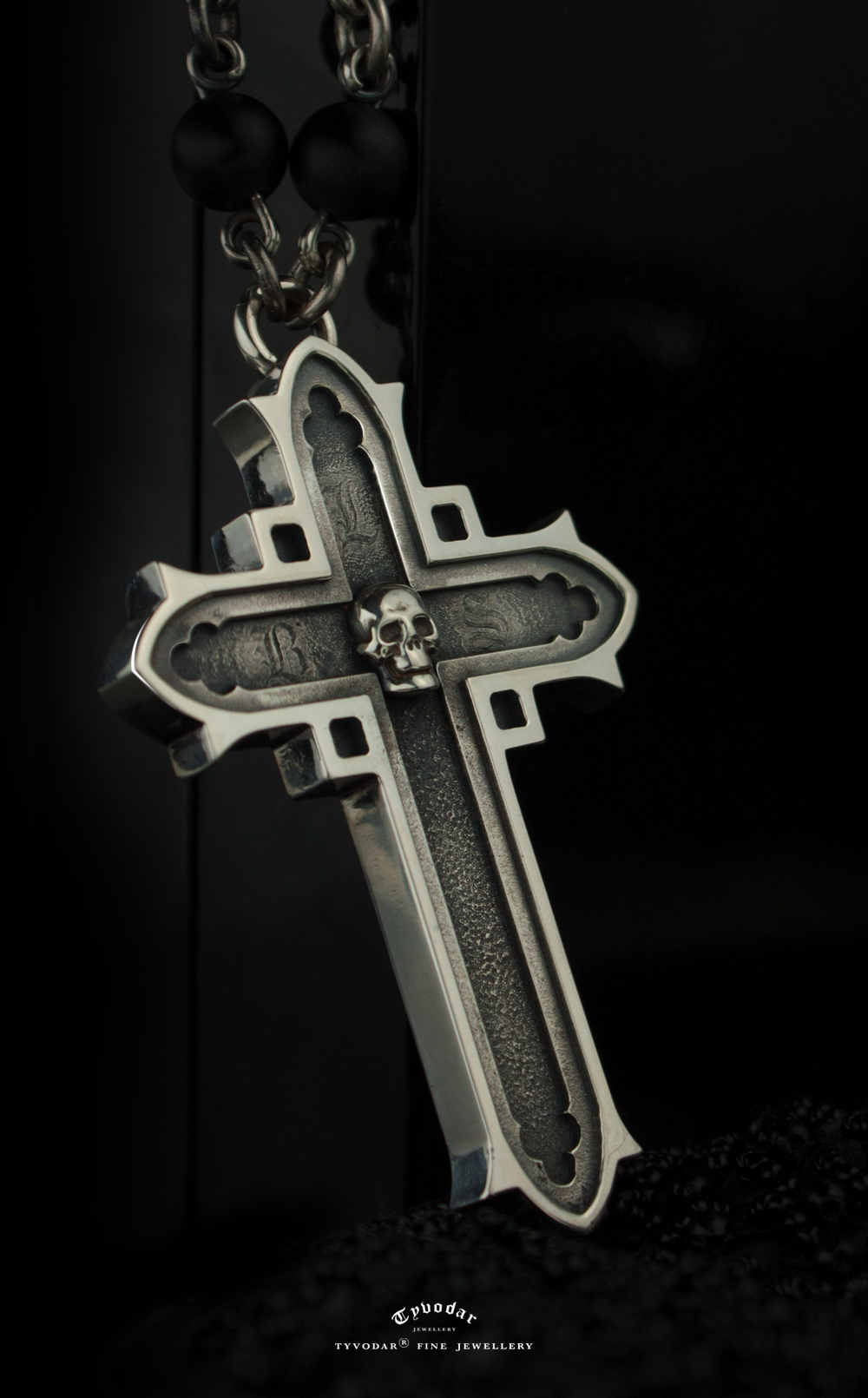 Gothic silver cross -Zakk Wylde / TYVODAR JEWELLRY