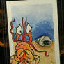 Nudist Hermit Crab ACEO