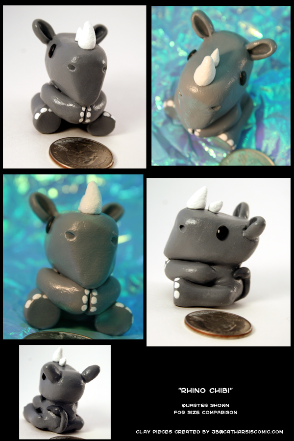 Tiny Rhino Chibi