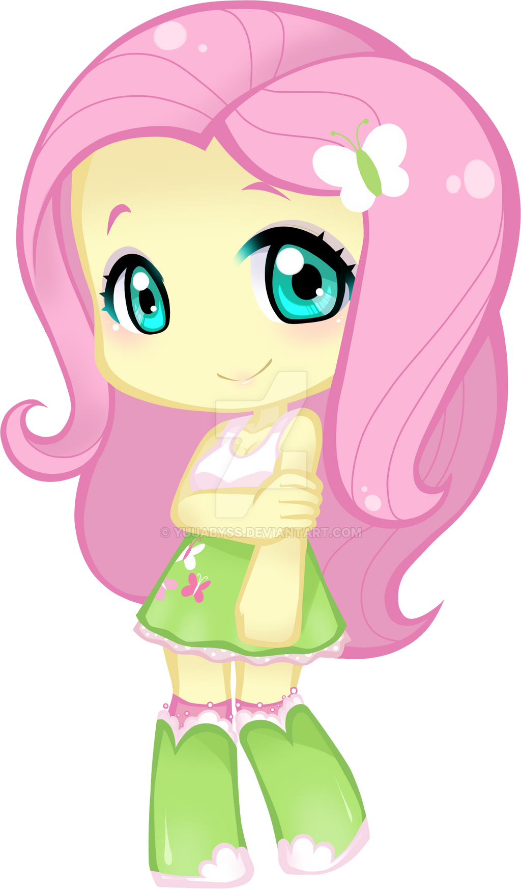 Flutterdaisy Fluttershy by YuuAbyss on DeviantArt