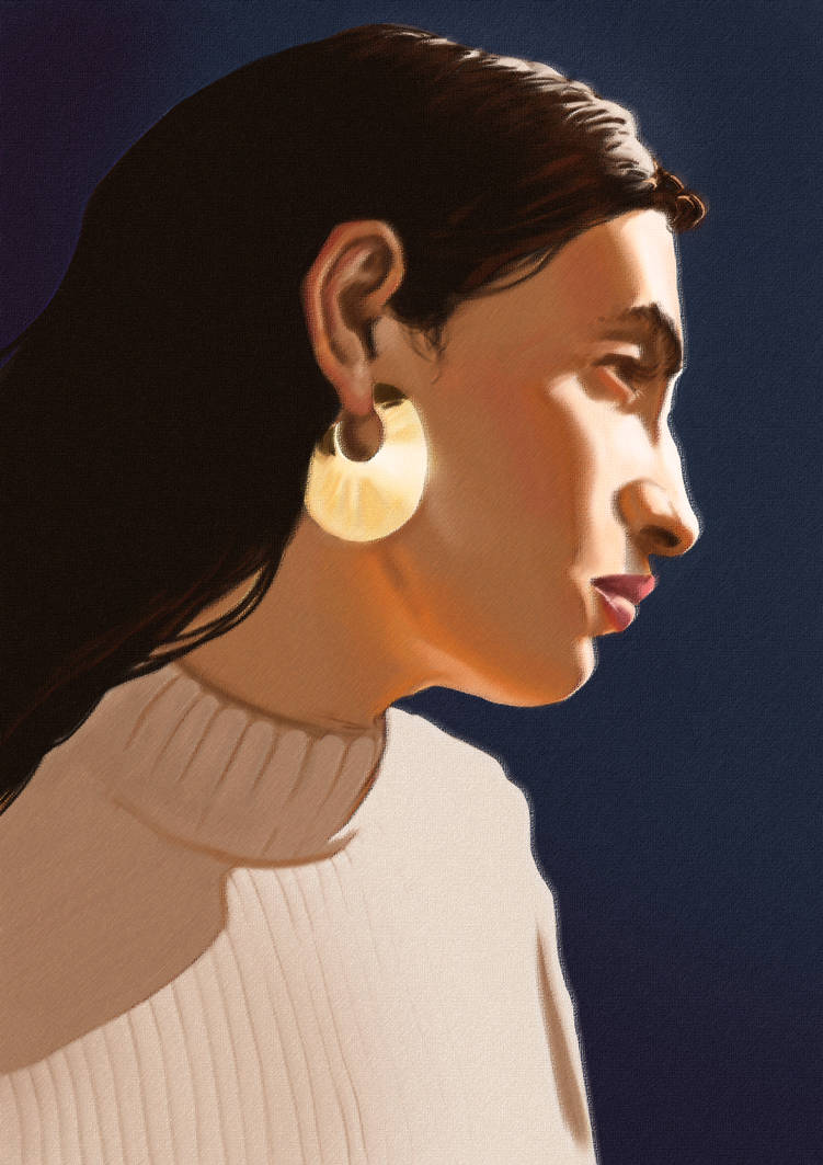 New Portrait! Reference from Pinterest! by GaryTorter on DeviantArt