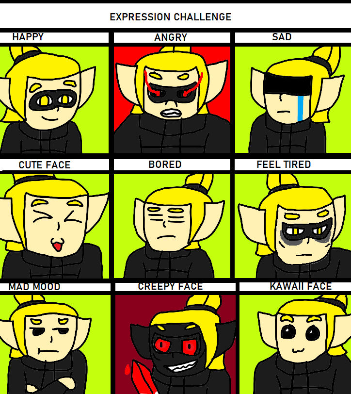 Expression Challenge meme by xjames2001 on DeviantArt