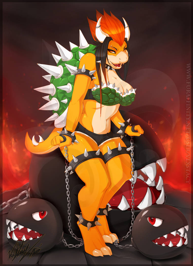 Femme Bowser by Vexstacy