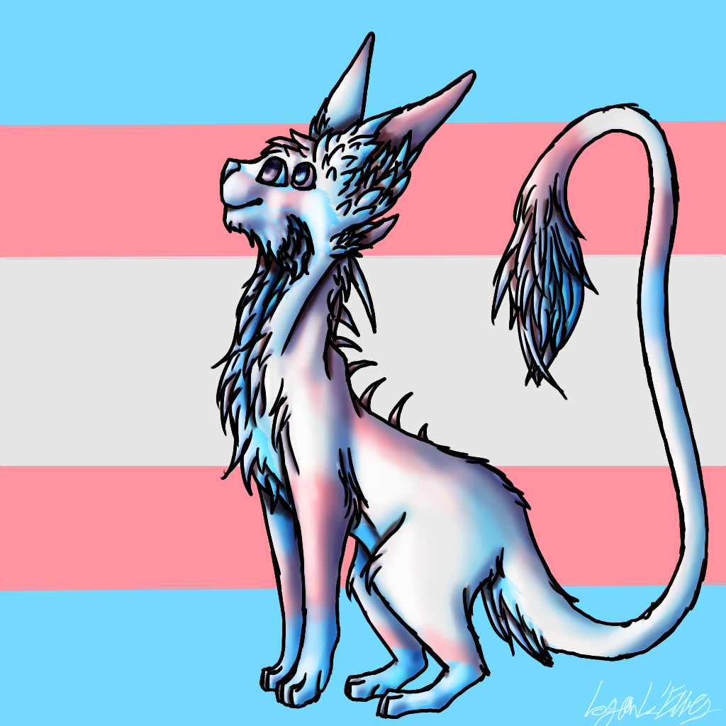 Trans Flag Character