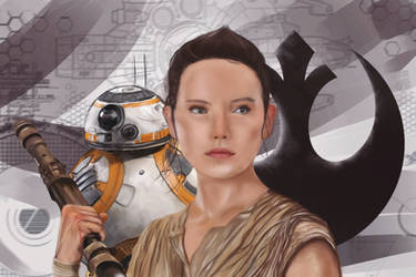 Star Wars: The Force Awakens Rey and BB8
