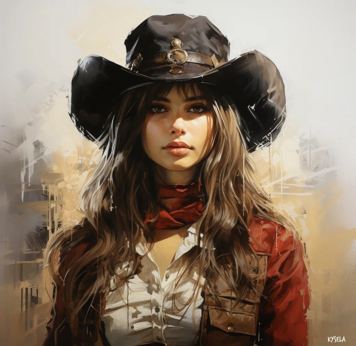 Young lady dressed as a cowgirl by eolmedillo on DeviantArt