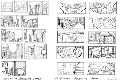 Perspective thumbnails