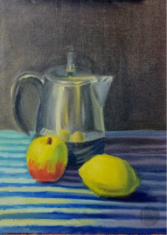 Summer Citrus still life theme