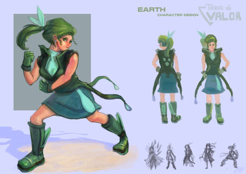 Earth character redesign - presentation
