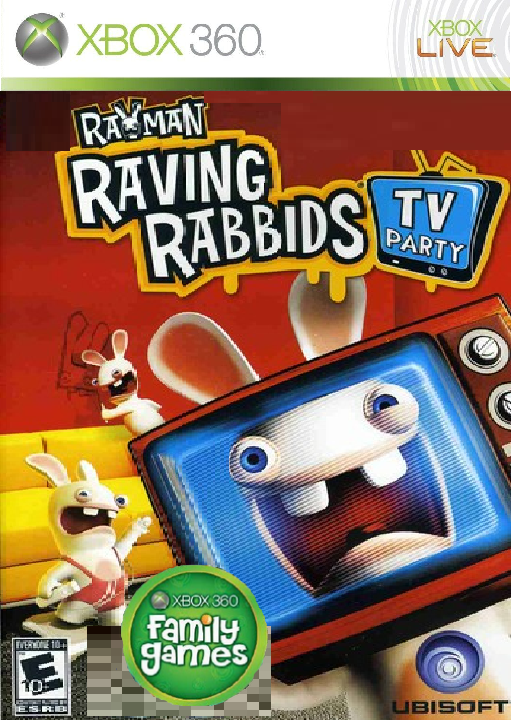 Rayman raving rabbids best sale xbox 360