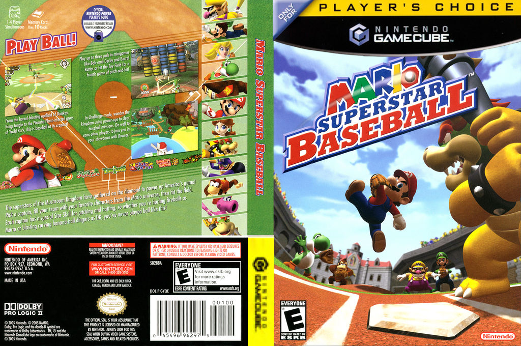 Mario Superstar Baseball (Player's Choice) by NurseVictoriaFTW on ...