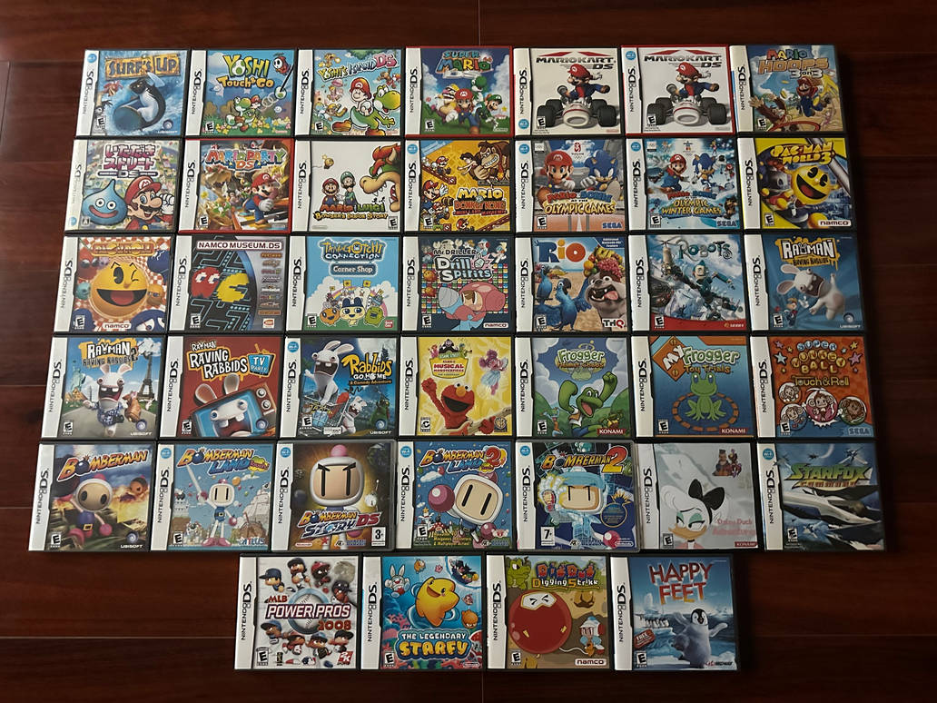 Ds Games Collection My Nintendo DS Game Collection by NurseVictoriaFTW on DeviantArt