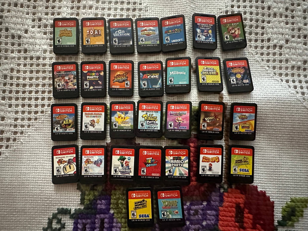 Collection Nintendo Switch My Nintendo Switch Game Cartridge Collection 2023 by NurseVictoriaFTW ...