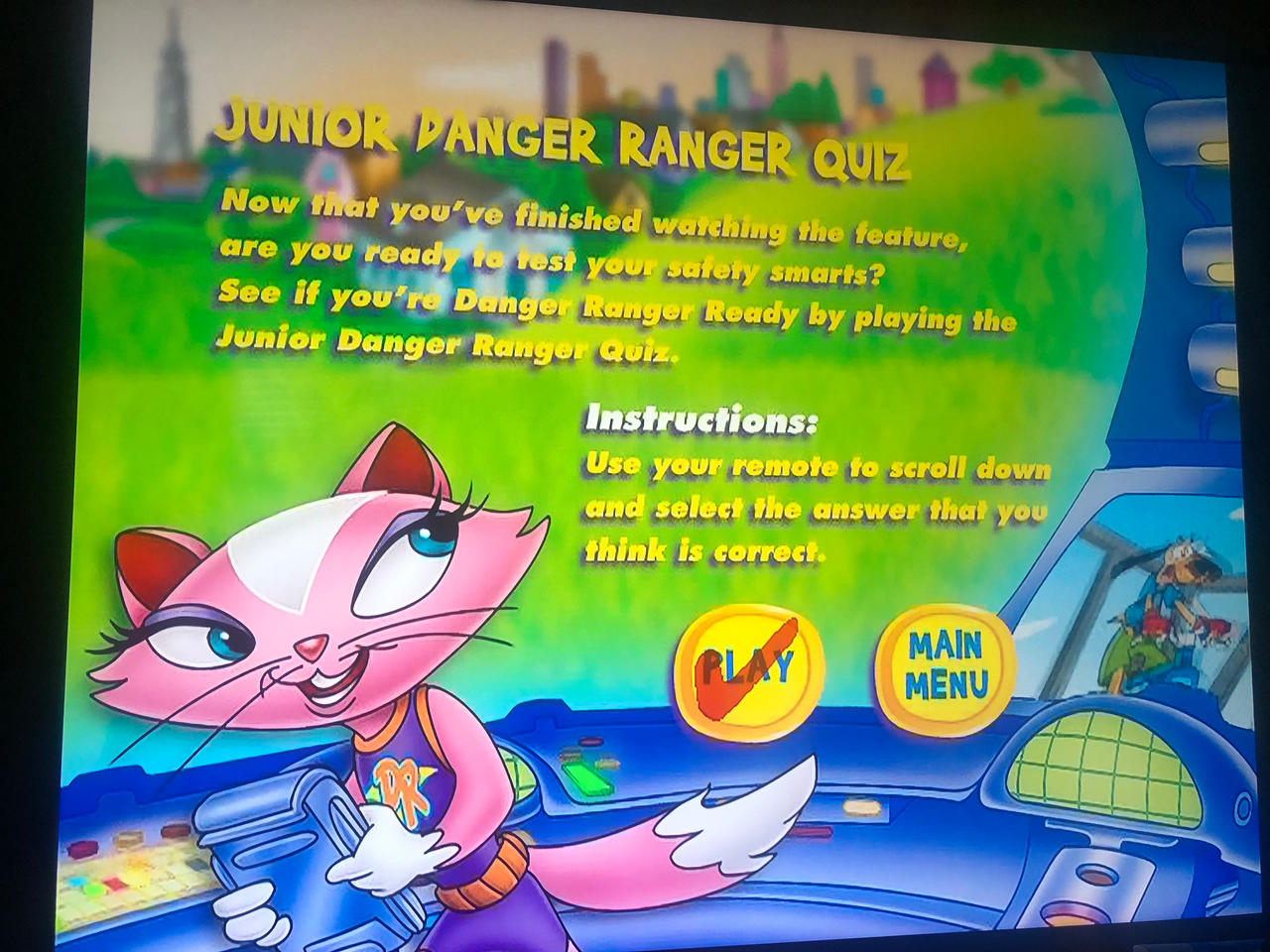 Danger Rangers: Mission 547 2007 Quiz Game Menu by NurseVictoriaFTW on ...