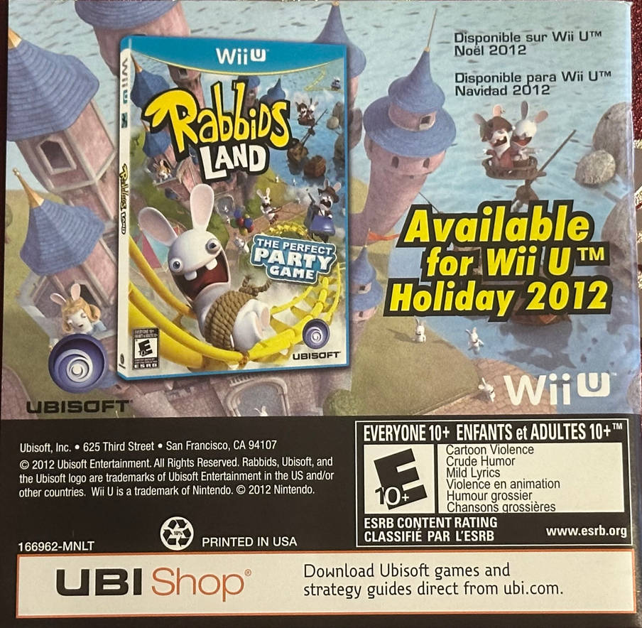 Rabbids Land Advertisement by NurseVictoriaFTW on DeviantArt