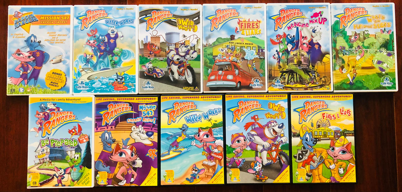 My Danger Rangers DVD Collection (2025) by NurseVictoriaFTW on DeviantArt