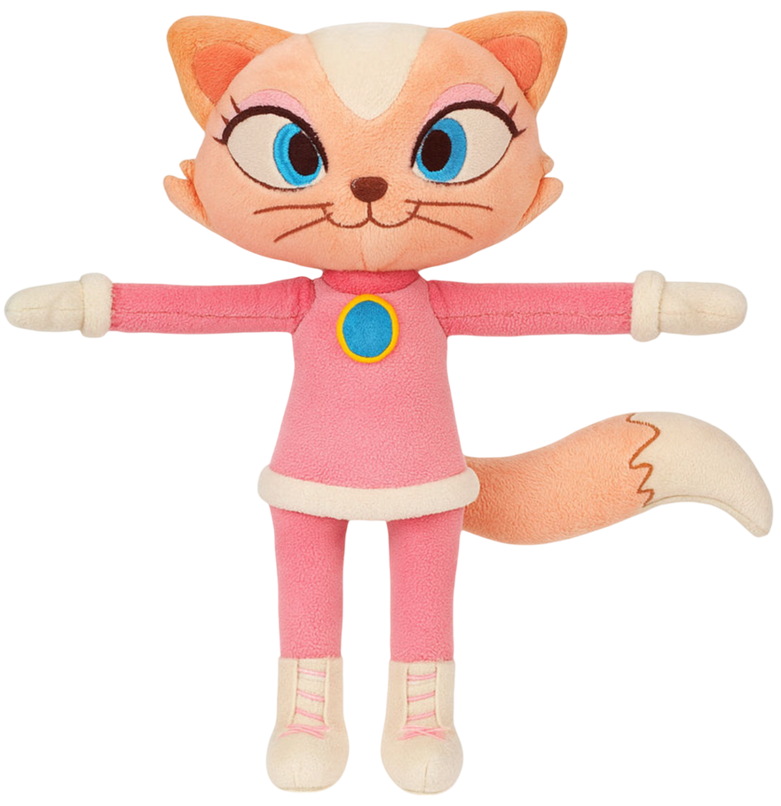 Kitty (Danger Rangers) as Peach (Winter) Plush by NurseVictoriaFTW on ...