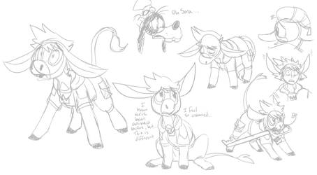 Donkey Sora Sketches