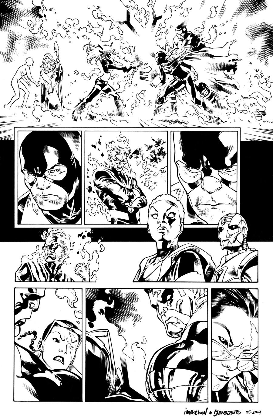 Inks: X-Men Page 19 by Stuart Immonen