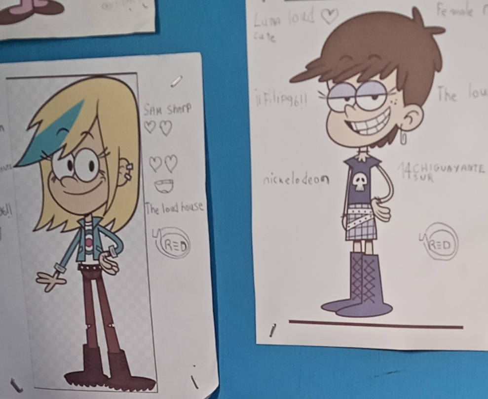 Luna loud And sam sharp cute And tenders girls by Filip96 on DeviantArt