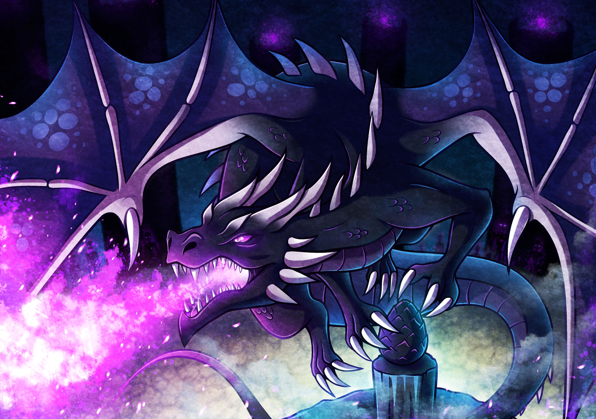 The Ender Dragon By NeoCyania On DeviantArt the-ender-dragon-by-neocyania-on-deviantart