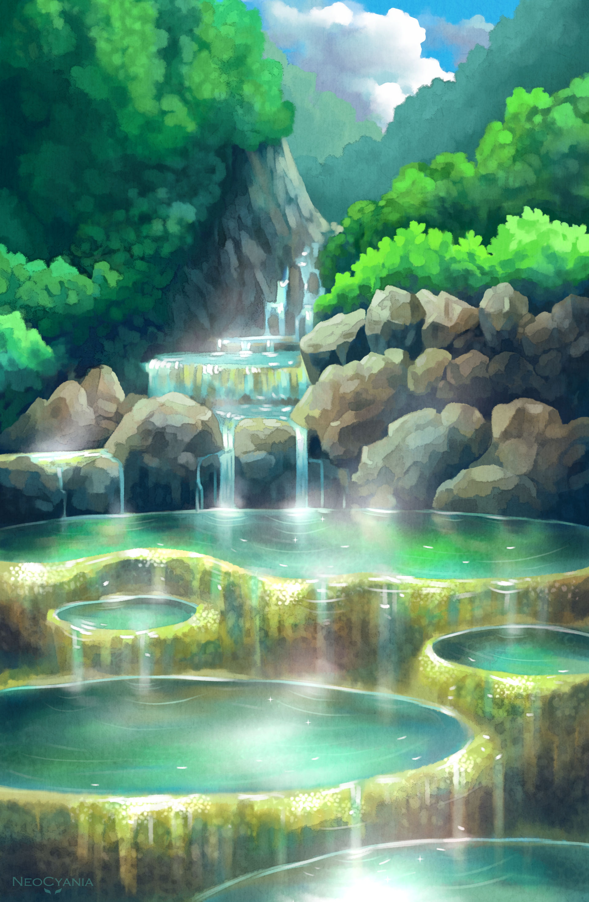 Hot Springs by NeoCyania on DeviantArt