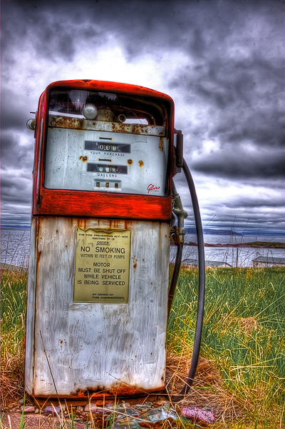 Antique Gas Pump HDR