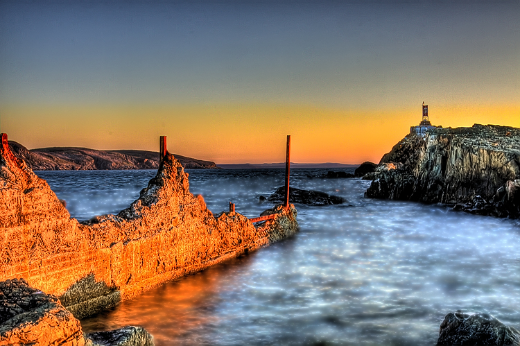 Sunset at the Breakwater HDR