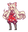 mokou with cake