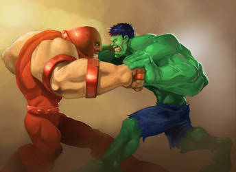 Hulk Vs Juggernaut