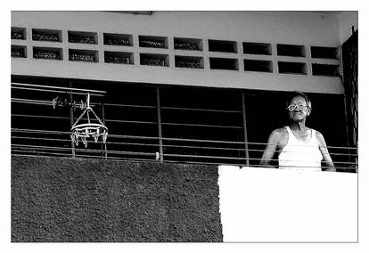 Chinese Man at his window