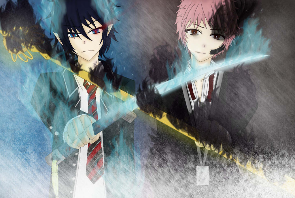 Shima Rin Poster Shima And Rin by AliceBlackWhiteCat on DeviantArt