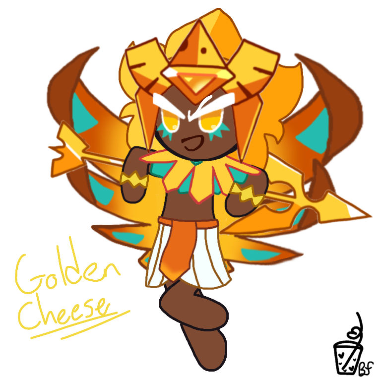 Golden Cheese Cookie by Inktheofficial on DeviantArt
