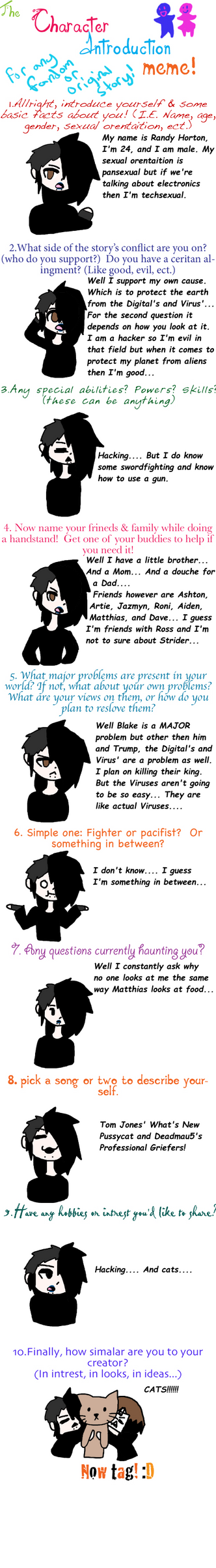 The Character Introduction Meme Ft. Randy by OtakuCandy on DeviantArt