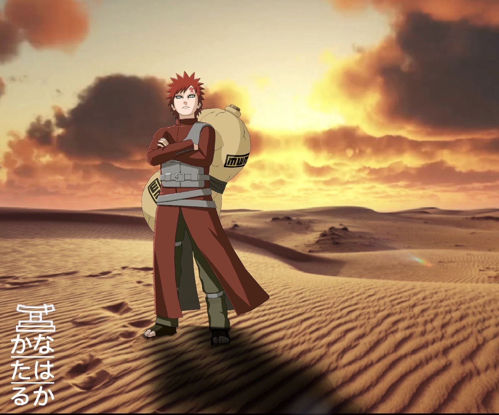 Download Gaara Of The Desert Naruto Black Wallpaper