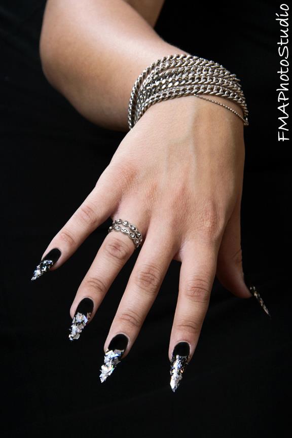 Dark Angel Photo Shoot Nails 1