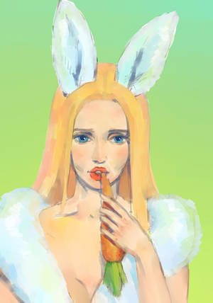 Fantasy  Hare-Girl (scetch) by Nianemis