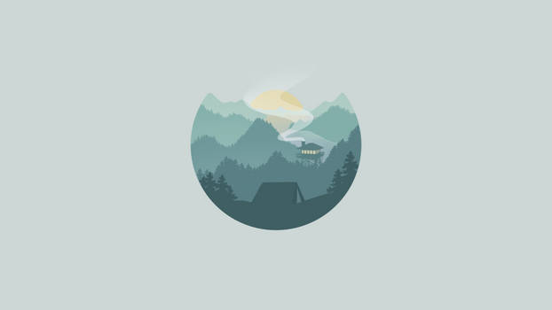 Minimal Camping - Firewatch Inspired Fanart