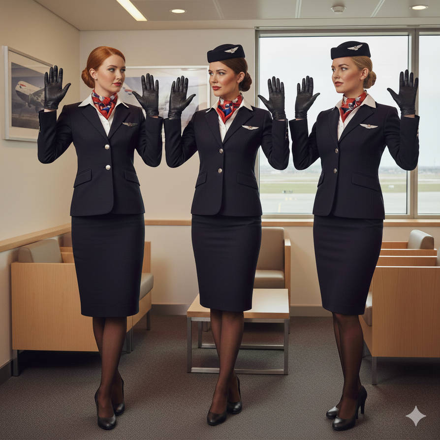 British Airways stewardesses abducted by Count-Phoenix on DeviantArt