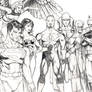 Justice League pencils